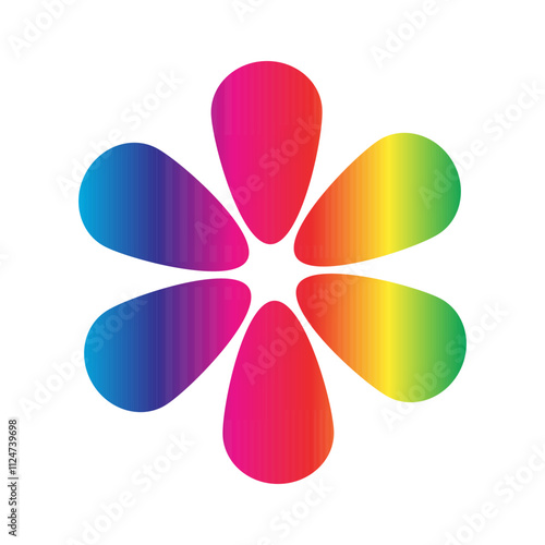 Flower vector icon