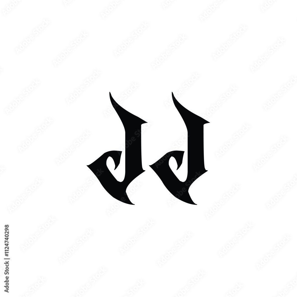JJ monogram logo design letter text name symbol monochrome logotype alphabet character simple logo JJ monogram logo design letter text name symbol monochrome logotype alphabet character simple logo