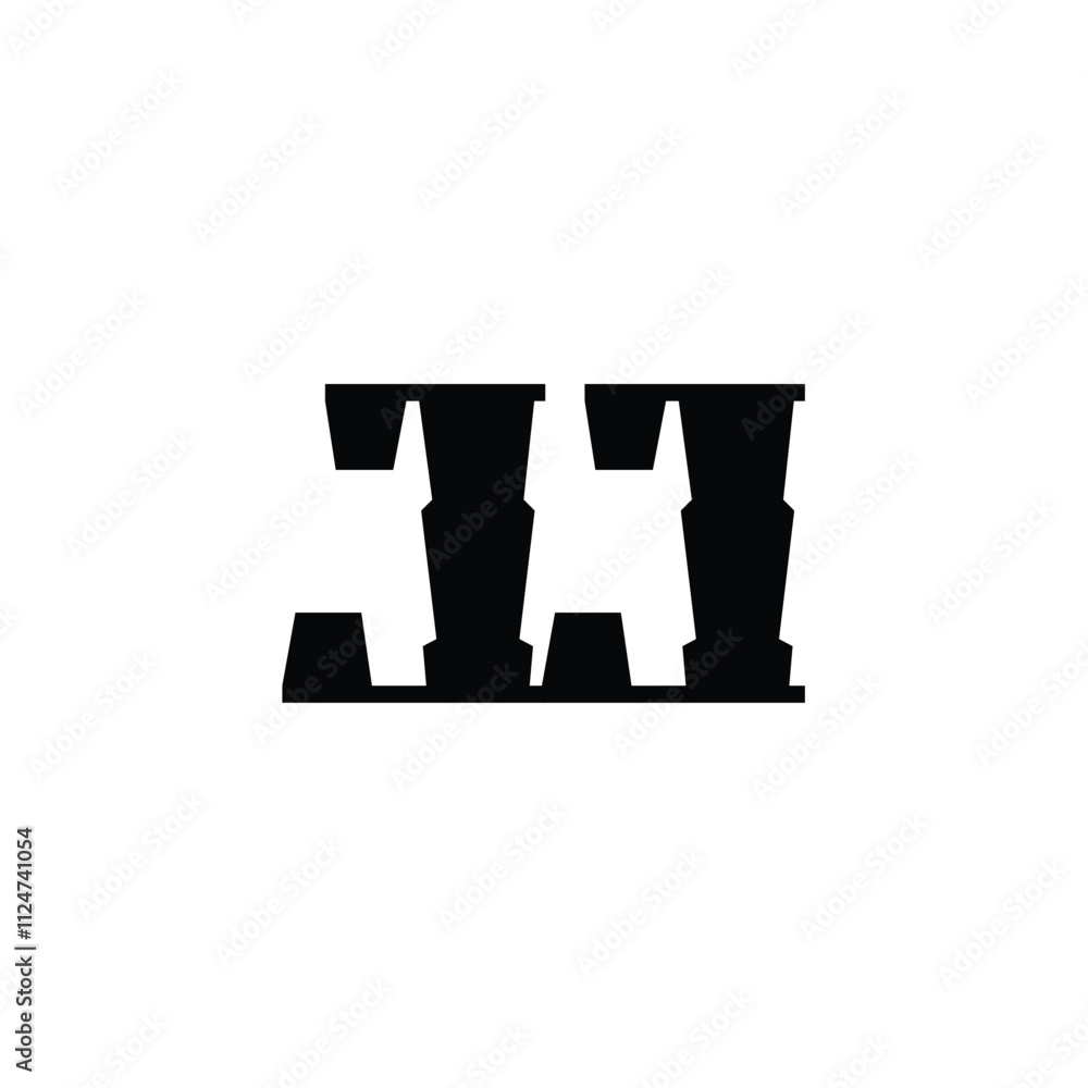 JJ monogram logo design letter text name symbol monochrome logotype alphabet character simple logo JJ monogram logo design letter text name symbol monochrome logotype alphabet character simple logo