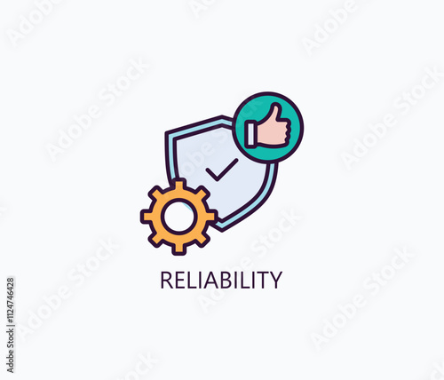 Reliability Vector, Icon Or Logo Sign Symbol Illustration 