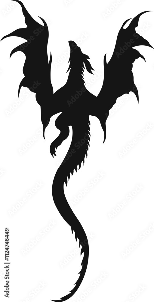 Fototapeta premium dragon illustration in good design