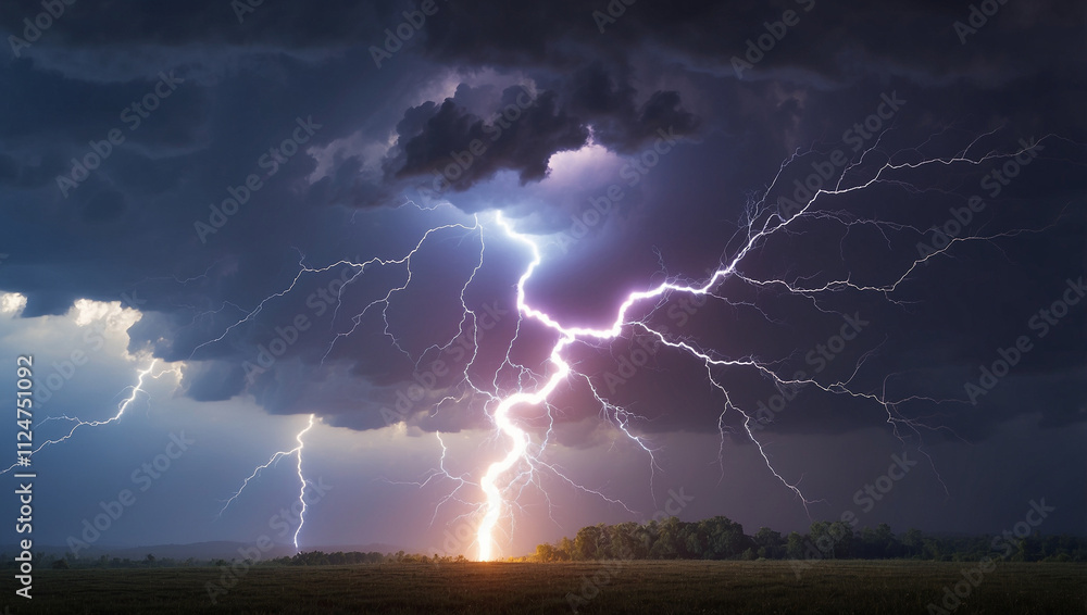 custom made wallpaper toronto digitalLightning Bolt