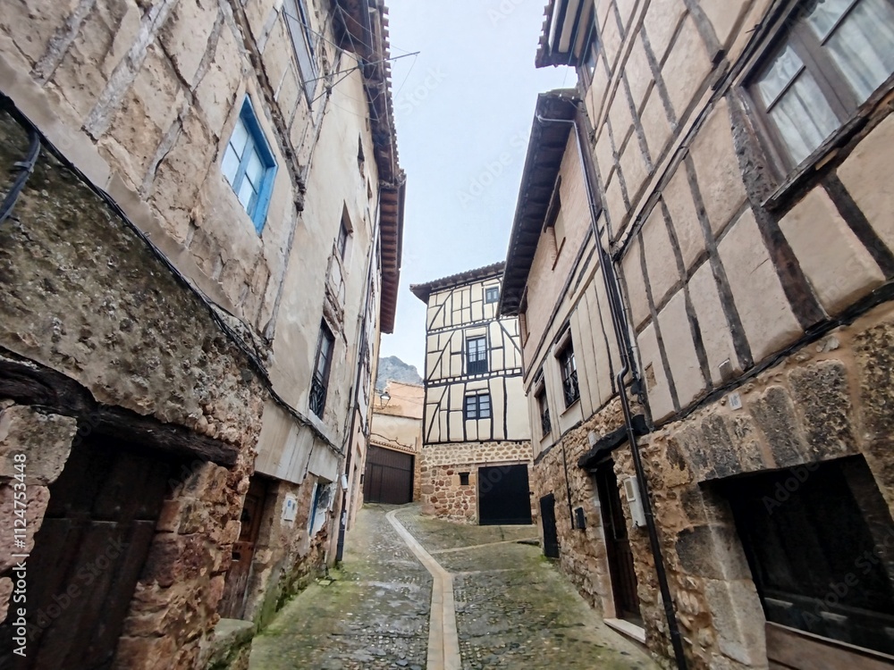 Calle rurales con casas de Poza de la Sal, Burgos
Calle rurales con casas de Poza de la Sal, Burgos