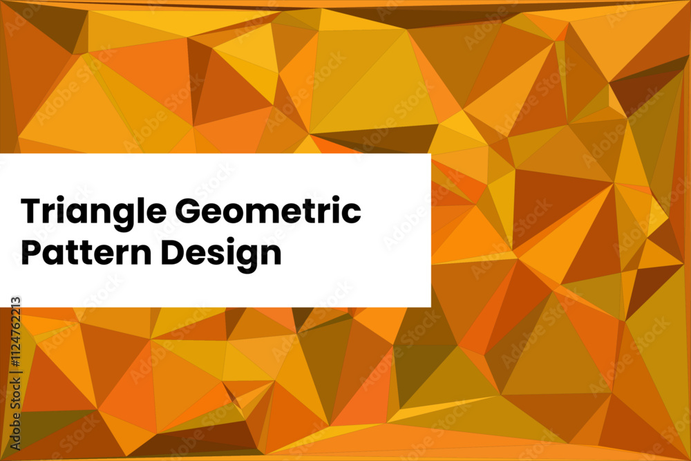 Fototapeta premium Triangle Geometric Pattern 82