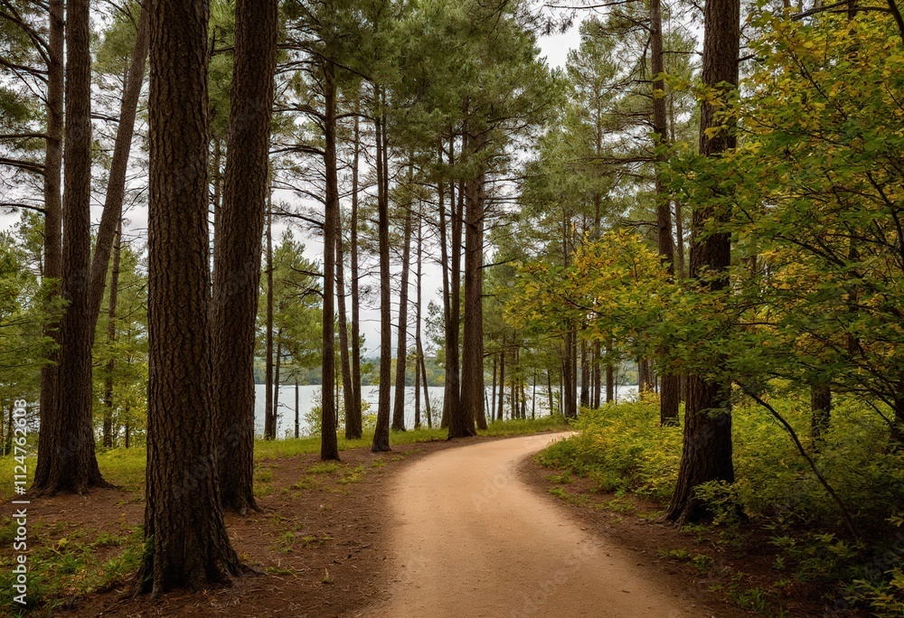 Fototapeta premium road in the woods