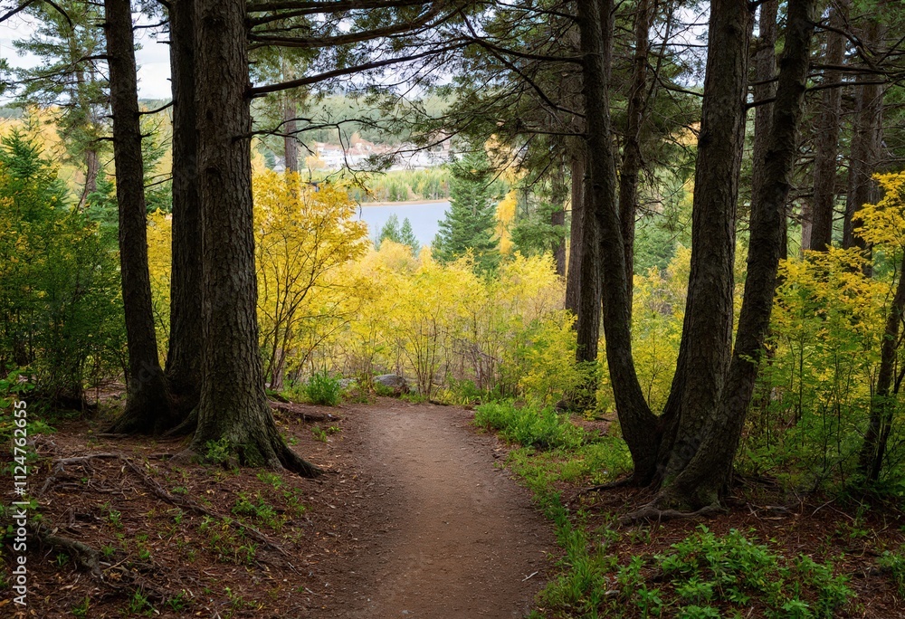 Obraz premium path in the forest