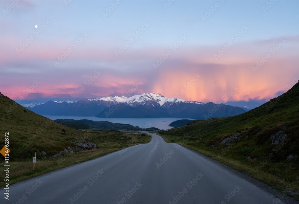road to the mountains road to the mountains