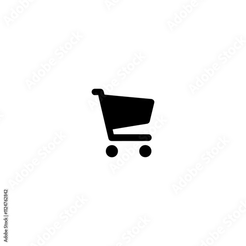 Shopping cart icon, Trolly icon, shopping basket icon design, Web store shopping cart icon shape button. Internet shop buy logo symbol sign. Vector illustration image. Isolated on white background