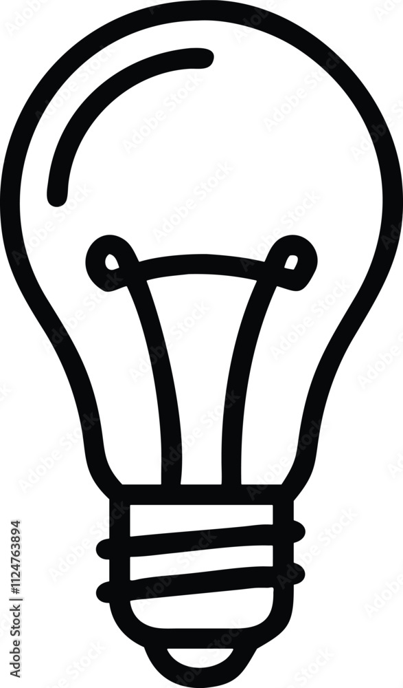 light bulb vector silhouette design. light bulb vector silhouette design.