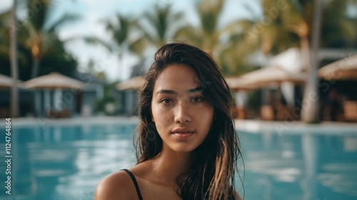 beauty asian as balinese or...