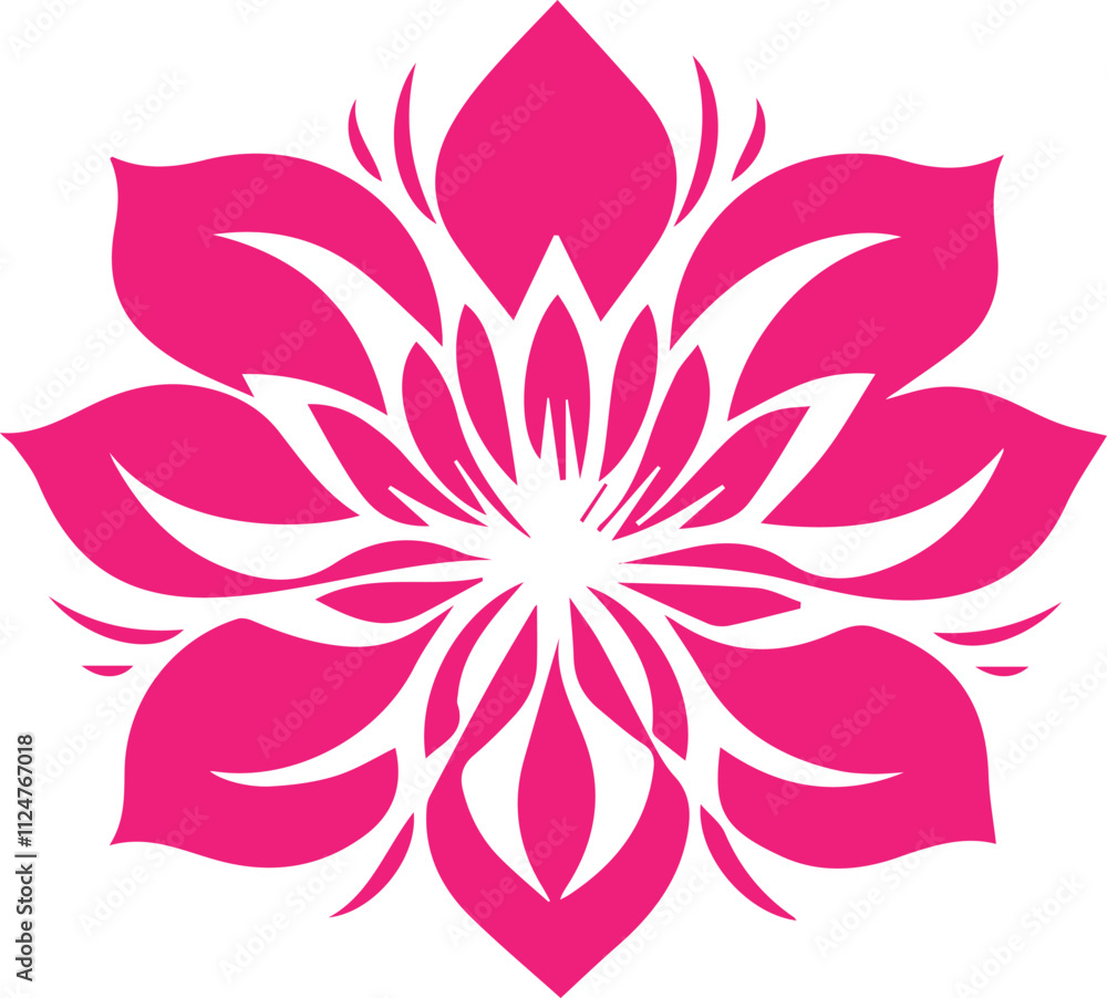Beautiful flower art and mandala vector design Beautiful flower art and mandala vector design