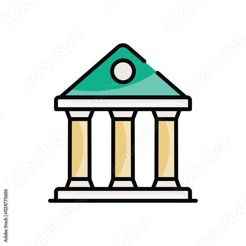 Museum vector icon