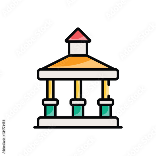 Veranda vector icon