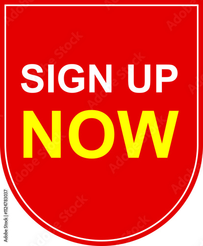 Sign up now button