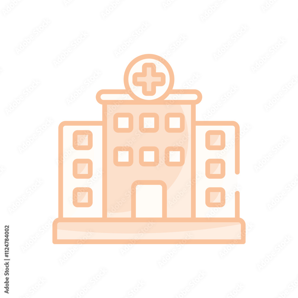 Hospital vector icon Hospital vector icon