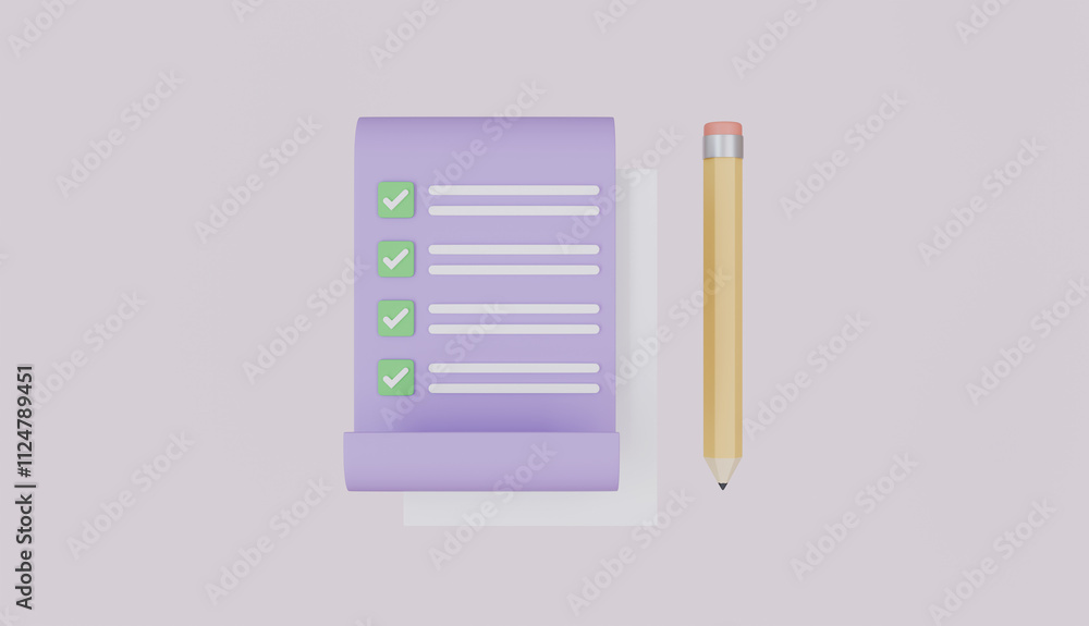 Clipboard and pencil, clipboard task management todo check list, fast checklist, work project plan concept Clipboard and pencil, clipboard task management todo check list, fast checklist, work project plan concept