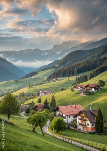 village in the mountains