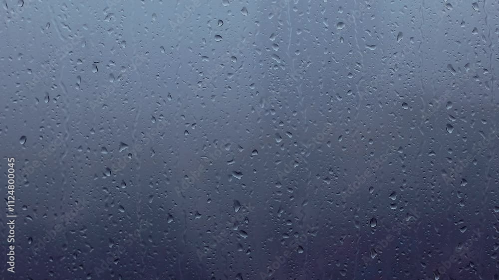 Rain drops on the window on rainy gloomy day Rain drops on the window on rainy gloomy day