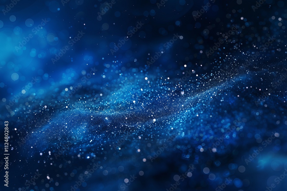 Abstract blue bokeh background Abstract blue bokeh background