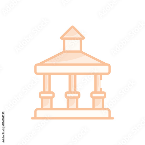 Veranda vector icon