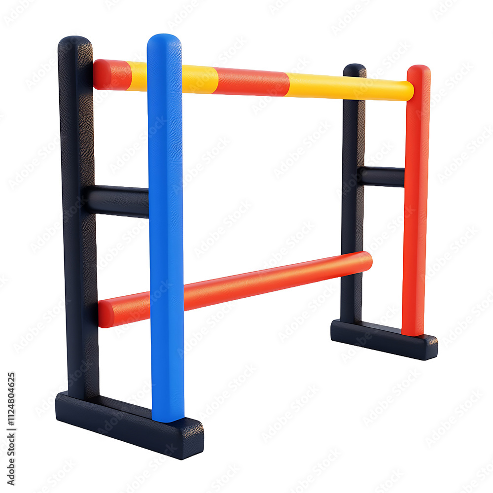 Colorful balance bars isolated on transparent background Colorful balance bars isolated on transparent background