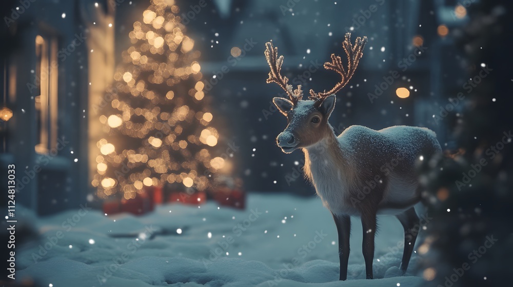 Magical Christmas Eve: A Reindeer's Winter Night Magical Christmas Eve: A Reindeer's Winter Night