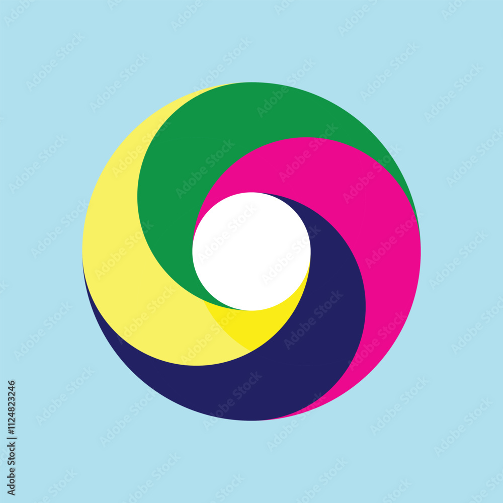 Abstract Circle with Intricate Design. Abstract Circle with Intricate Design.