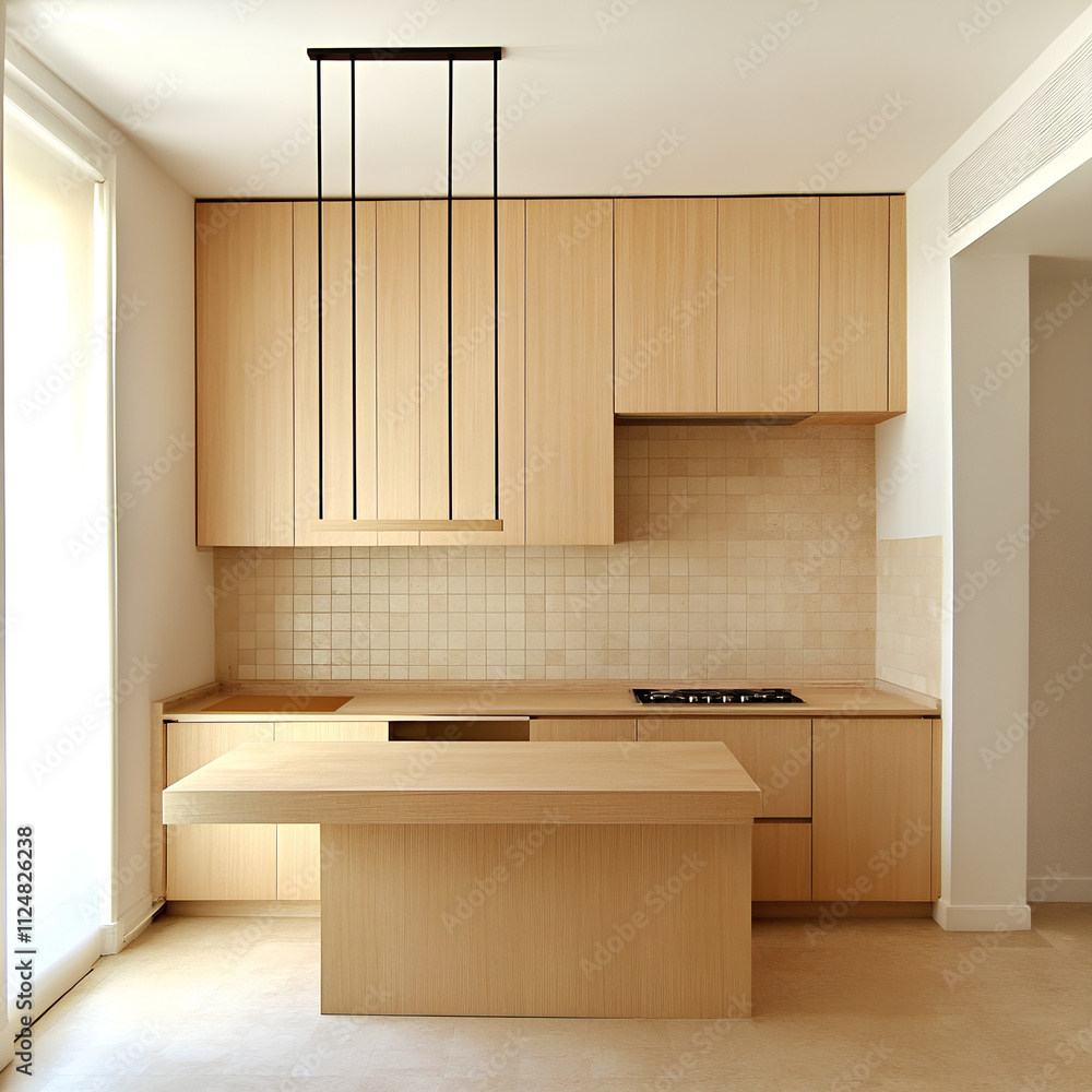 Fototapeta premium minimalist kitchen