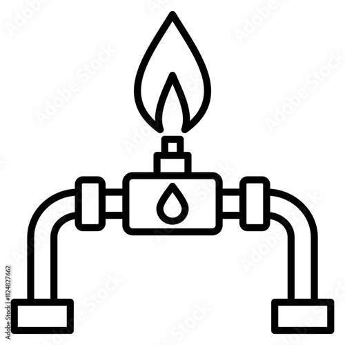natural gas single icon