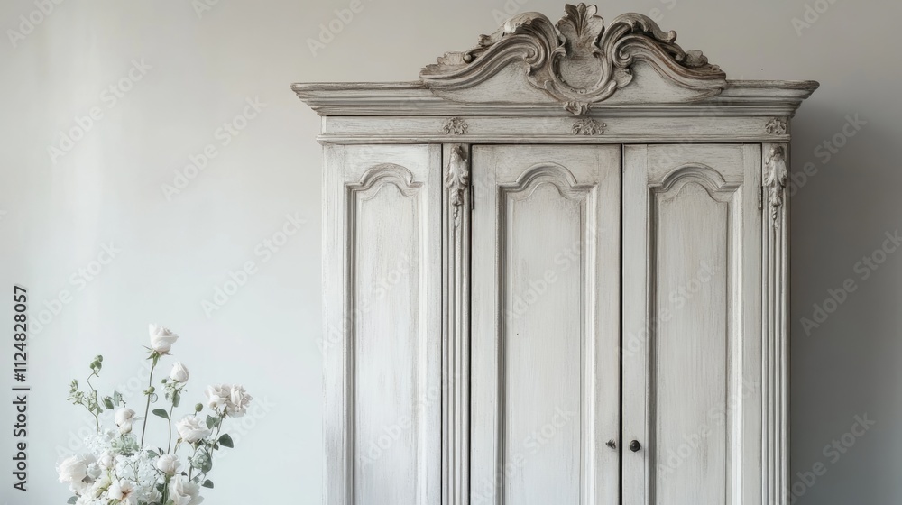 Adorning Spaces with the Swedish Gustavian Style Armoire on White or Transparent Background Adorning Spaces with the Swedish Gustavian Style Armoire on White or Transparent Background