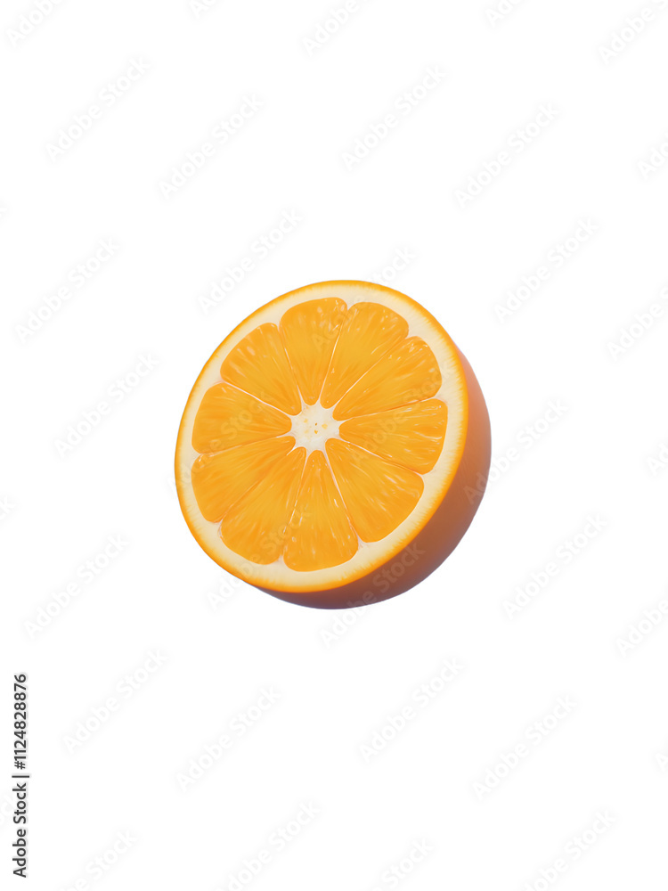 Fresh ripe orange isolated on white background Fresh ripe orange isolated on white background