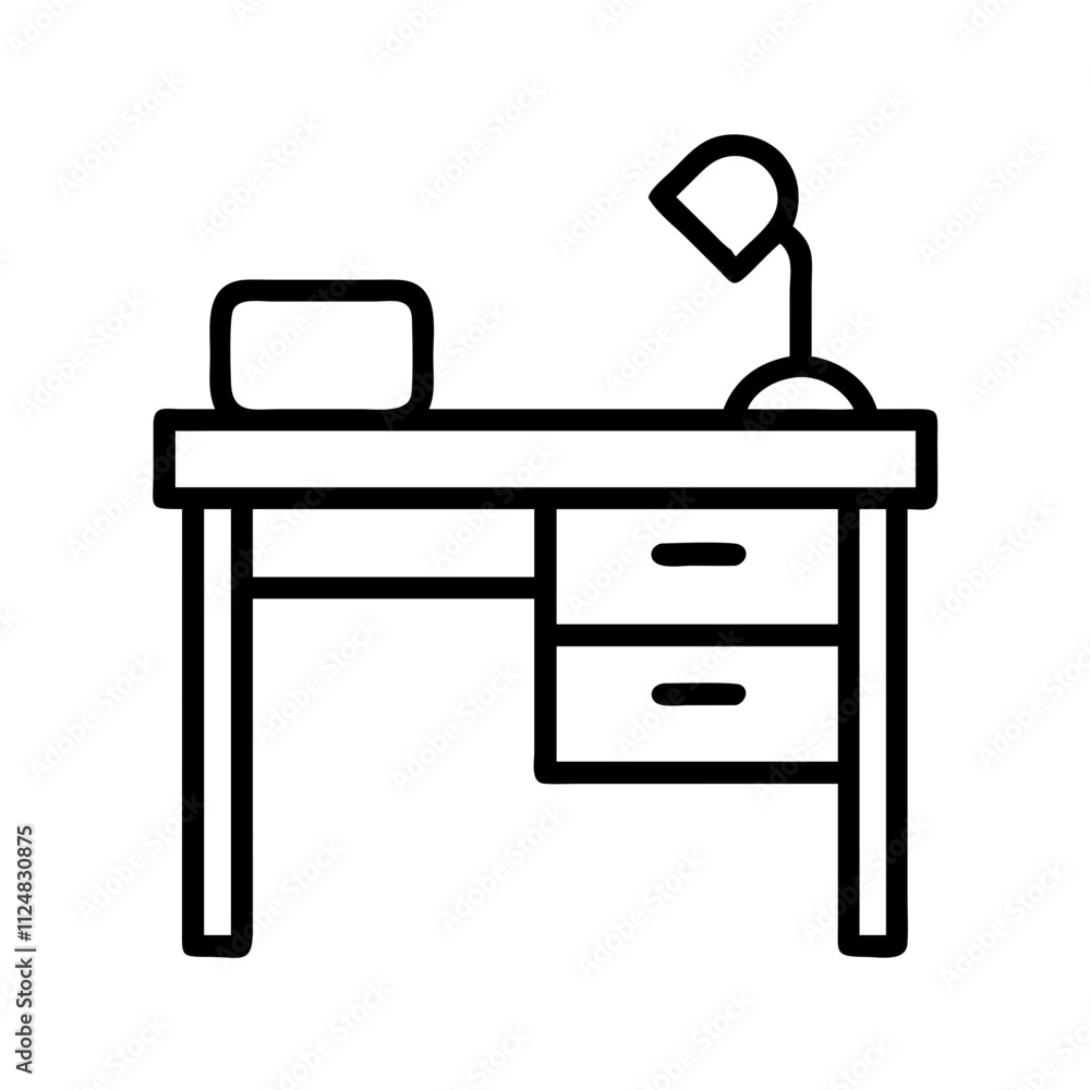 briefcase icon, office vector icon - black outline icon of briefcase symbolizing office, workspace, and modern office in simple design. briefcase icon, office vector icon - black outline icon of briefcase symbolizing office, workspace, and modern office in simple design.
