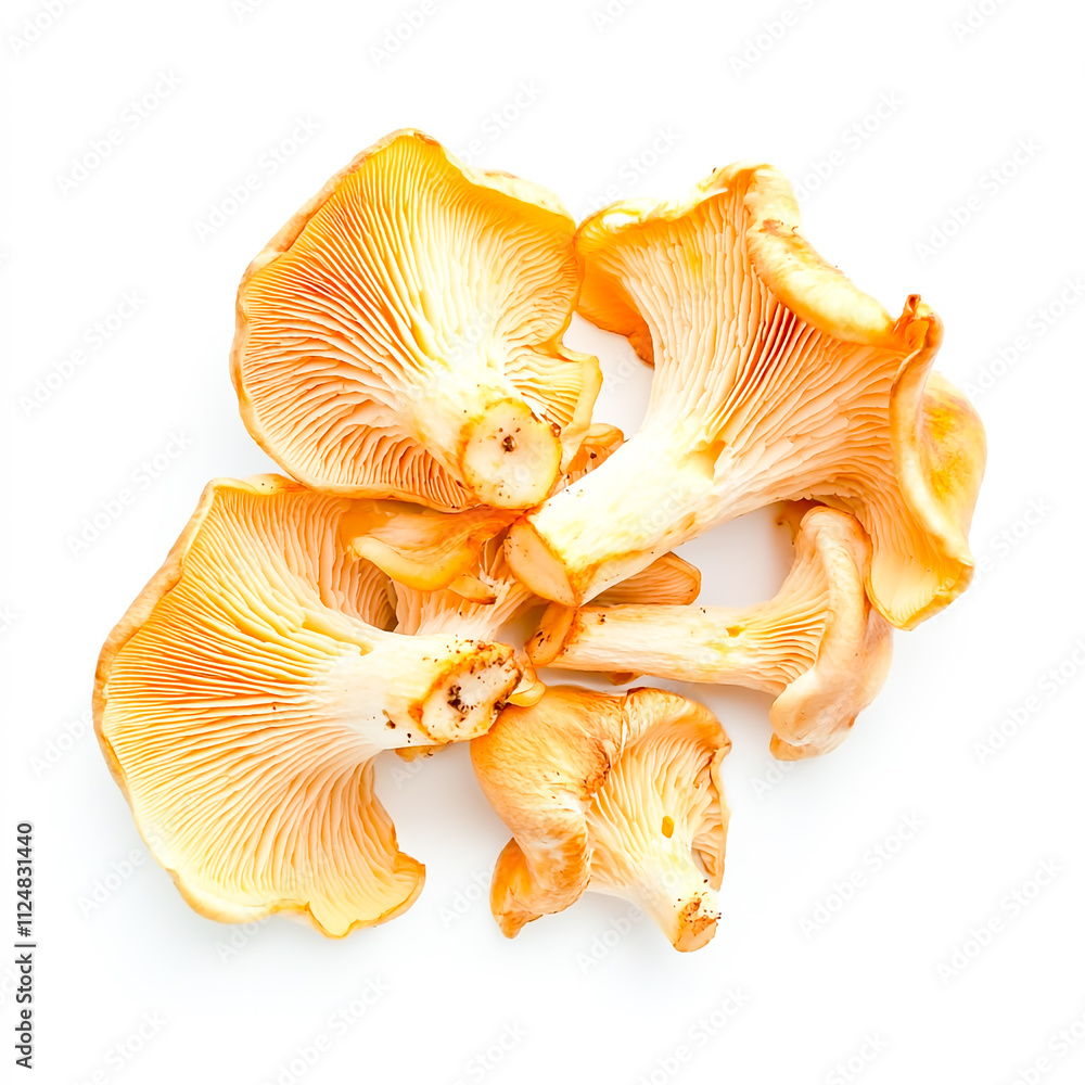 oyster mushrooms isolated on white background ( oyster mushrooms isolated on white background (
