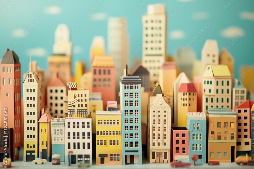 Paper craft city Paper craft city