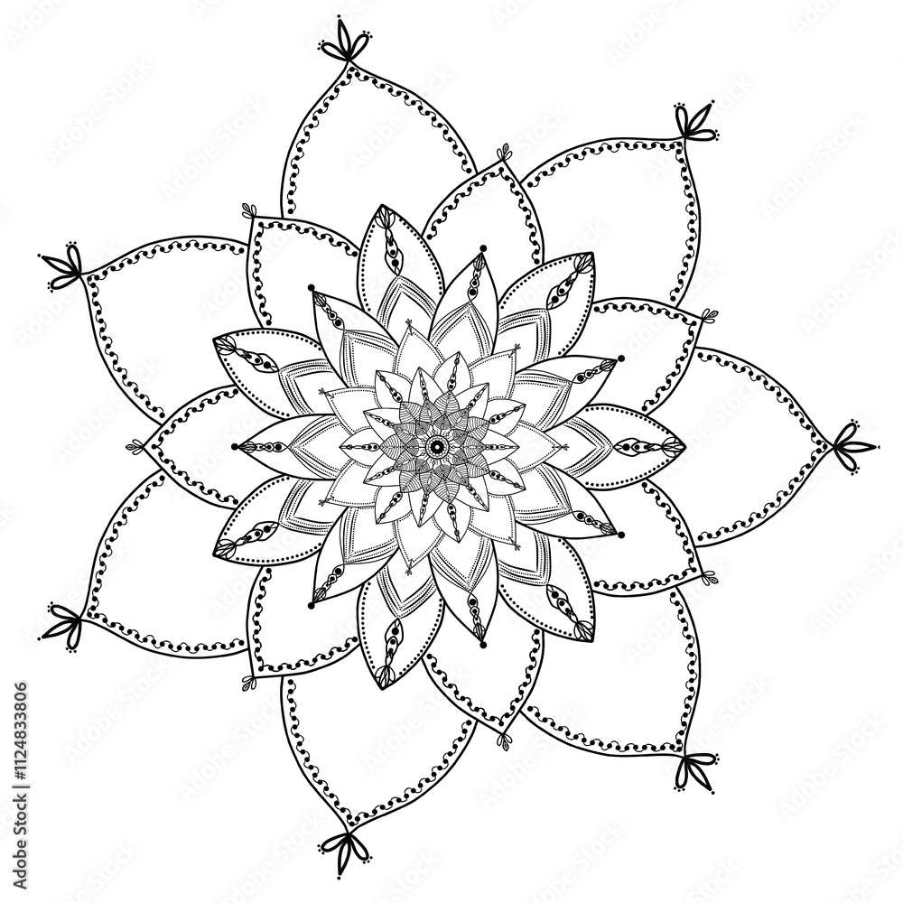 Mandala flower3