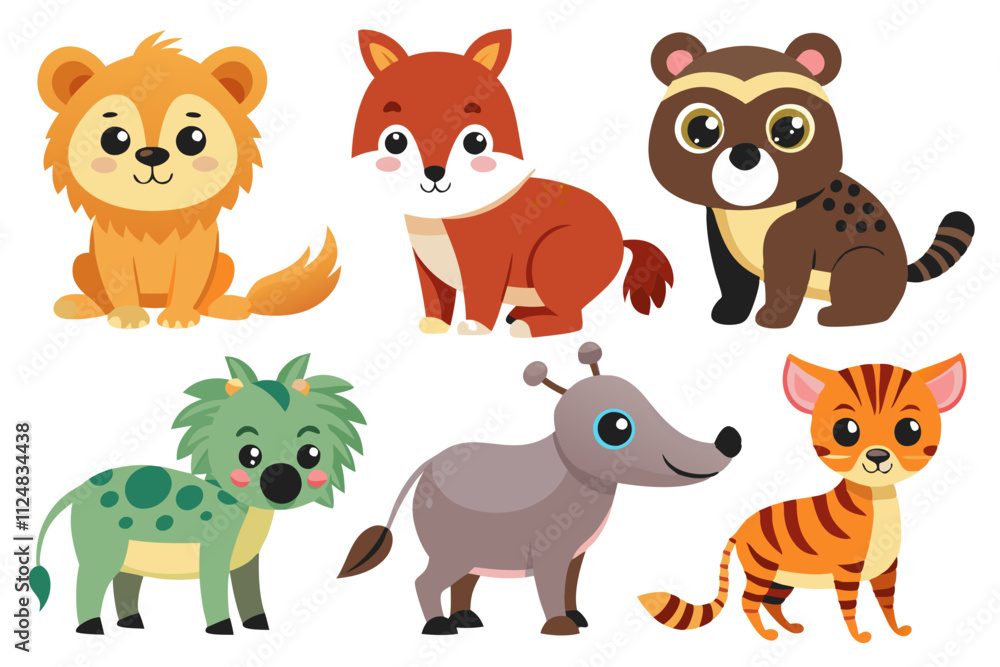 set of animals set of animals