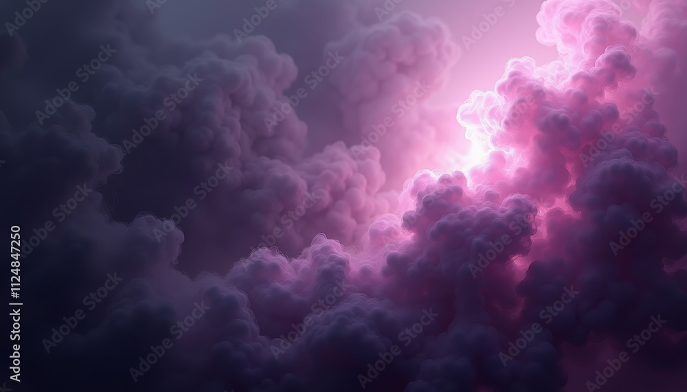 Dramatic clouds with pink light for Lenten prayer and spiritual reflection Dramatic clouds with pink light for Lenten prayer and spiritual reflection