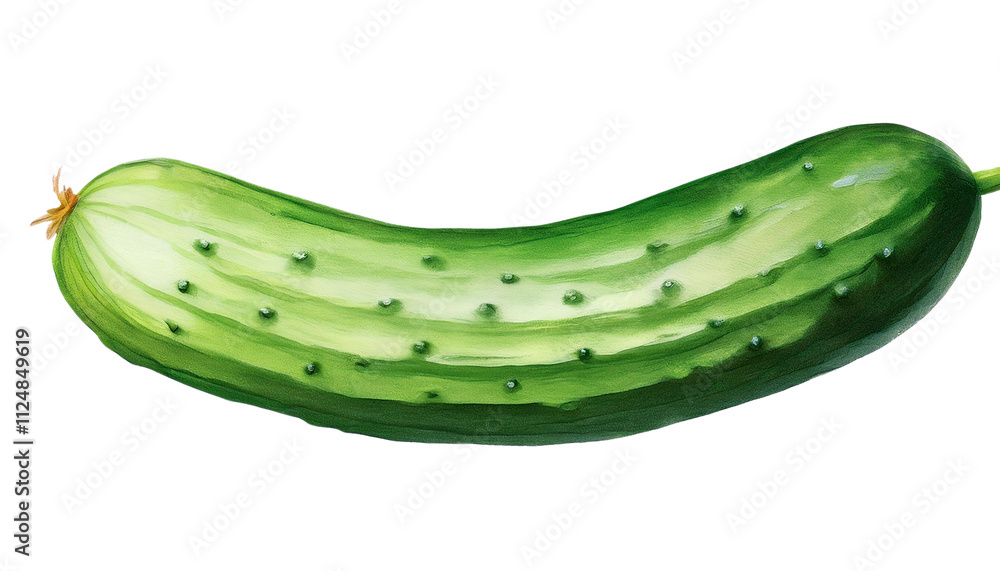 Fresh Green Cucumber Juicy Summer Vegetable Healthy Food Ingredient Fresh Green Cucumber Juicy Summer Vegetable Healthy Food Ingredient