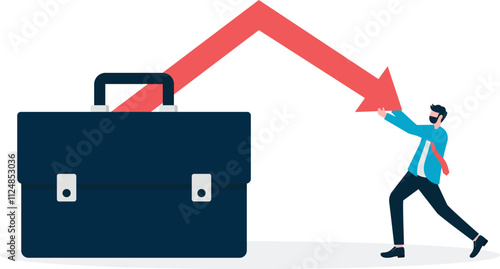 Investment crisis. salvage investment portfolio or adjusting strategies during market recession. The stock market crashed heavily.
