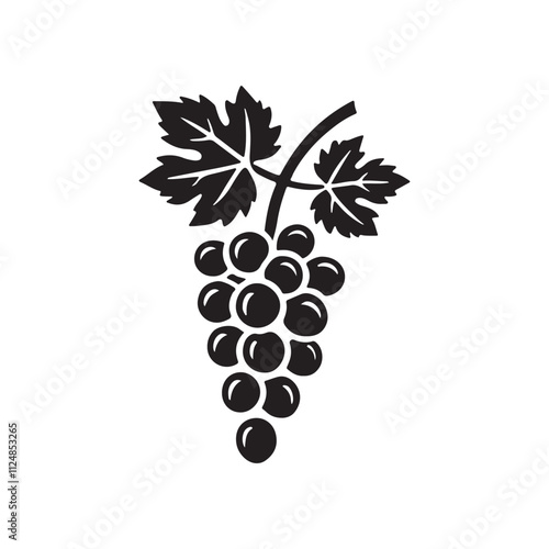 Grapevine silhouette icon