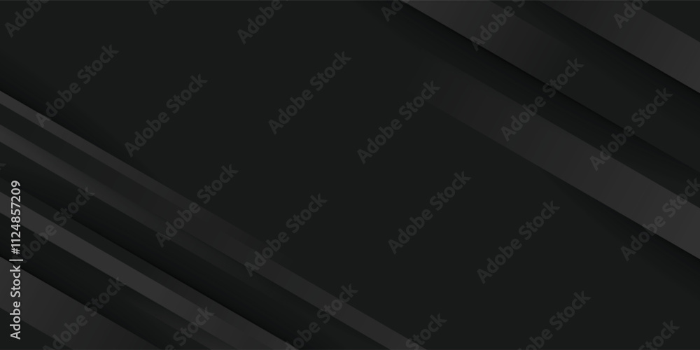 Abstract dark grey and black background with cut layered 3d design and space for text. modern black background. Abstract dark grey and black background with cut layered 3d design and space for text. modern black background.