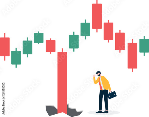 stock market volatility. Trading, Investment, Graph, Stock exchange, Financial, Bitcoin.
