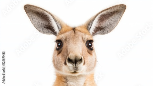 Happy Surprised Kangaroo Close-Up