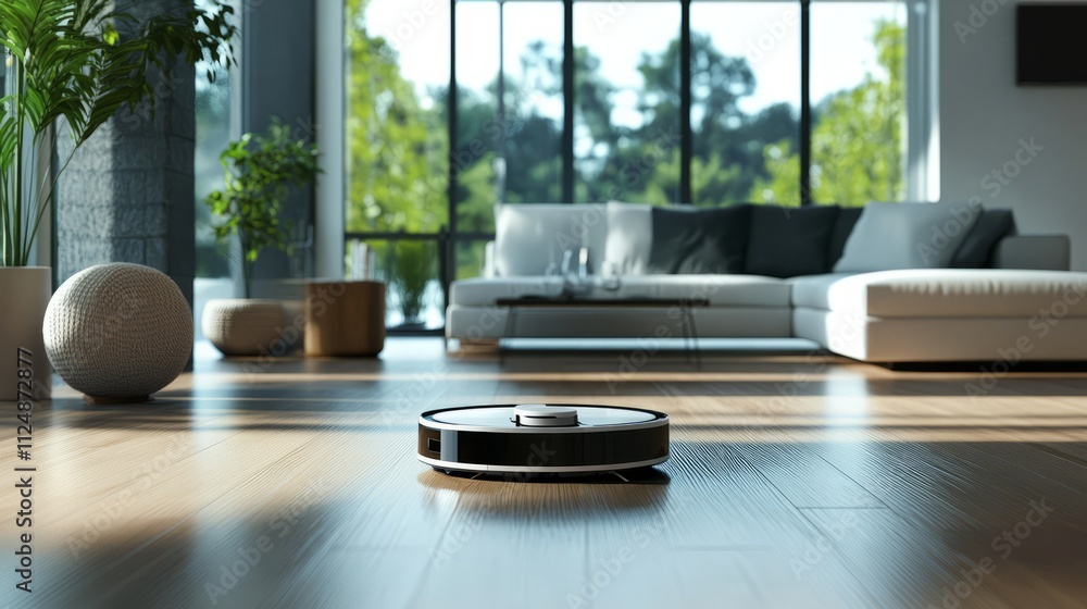 Precise robotic systems working collaboratively Modern home robot polishing wooden floors in a living room
Massive high-tech manufacturing facility with automated production lines Precise robotic systems working collaboratively Modern home robot polishing wooden floors in a living room
Massive high-tech manufacturing facility with automated production lines