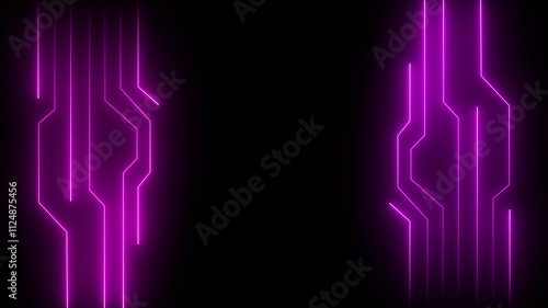 Digital Circuit Network Technology internet data space Background. Digital Data moving on Circuit Board and CPU loop backgrounds. photo