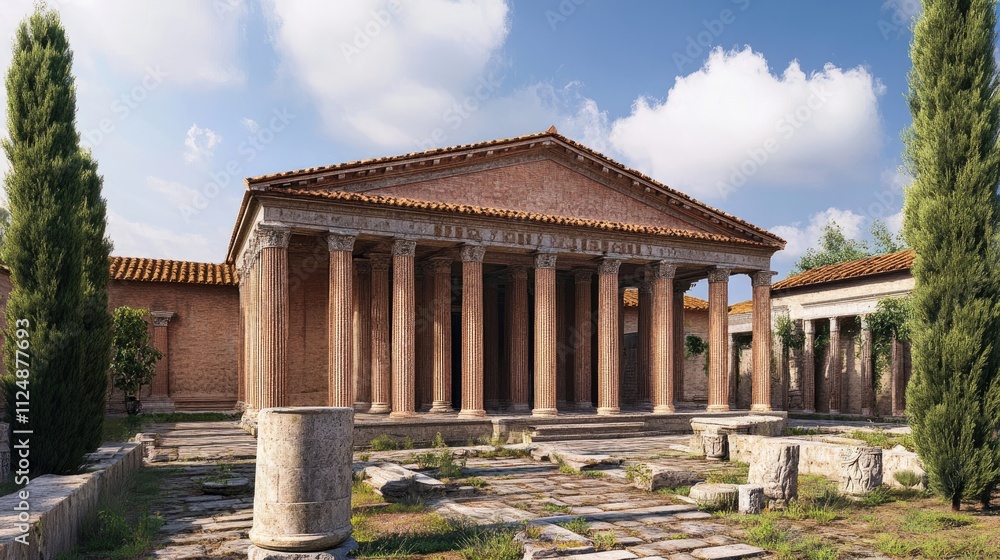 Obraz premium ancient roman temple