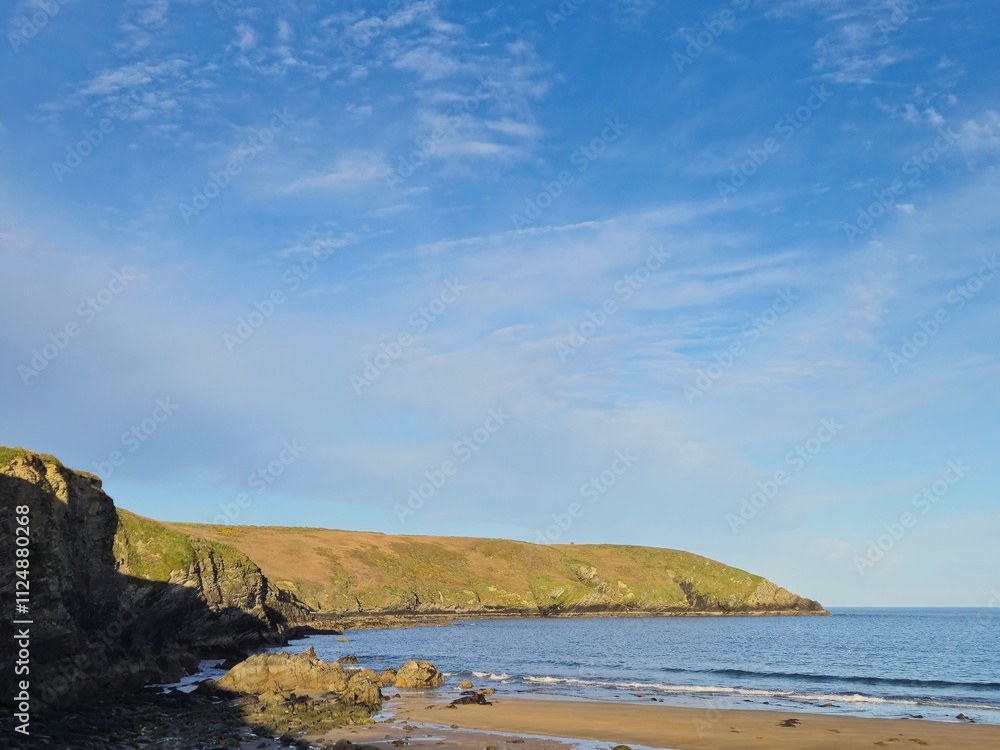 Coastal Landscape with Water, Sky, and Mountains Coastal Landscape with Water, Sky, and Mountains