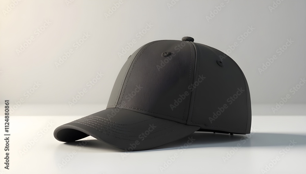 black cap on white background black cap on white background