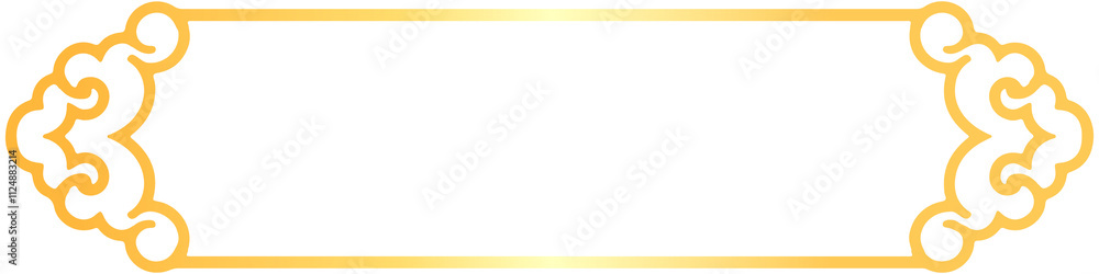 Oriental Title Frame Decoration Oriental Title Frame Decoration
