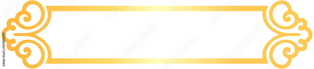 Obraz premium Oriental Title Frame Decoration